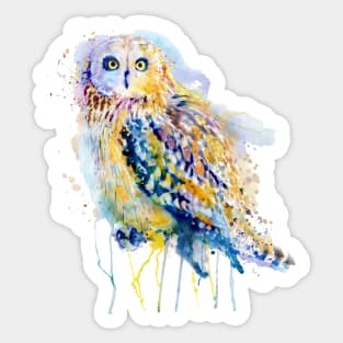 Short Eared Owl Sticker